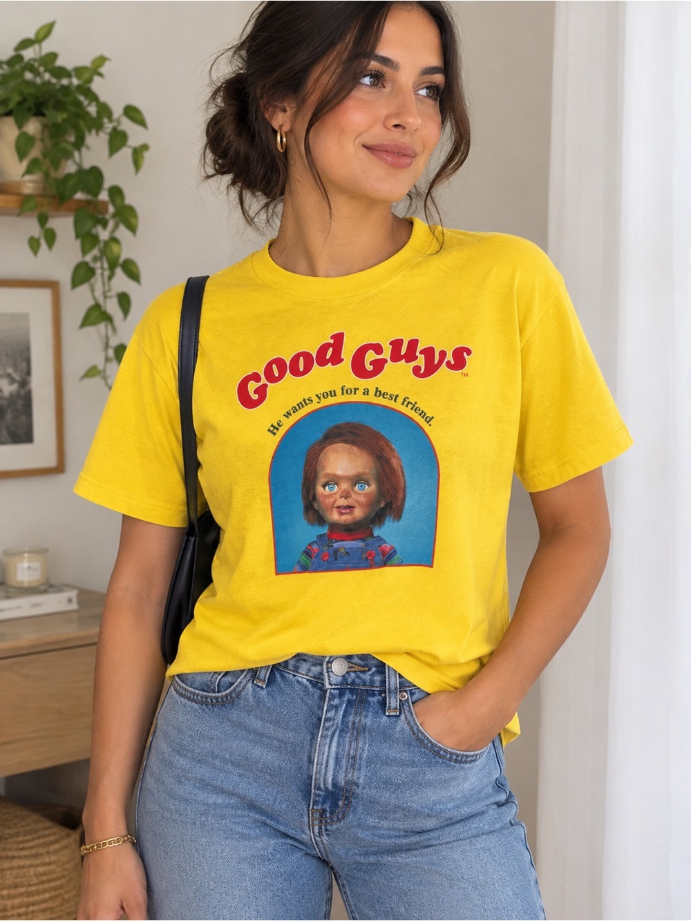 🎃 Vintage-Style Chucky Good Guys Halloween T-Shirt – Unisex Medium